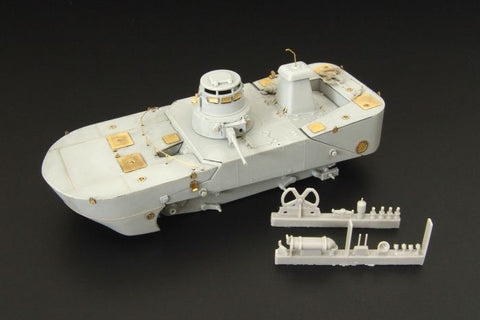 ハウラー HLH72019 1/72 WWII 日本 特二式内火艇 カミ車 フロート付き アップデートセット(ドラゴン用)