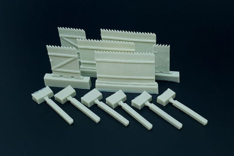 ハウラー HLH72134 1/72 汎用  木製の囲い
