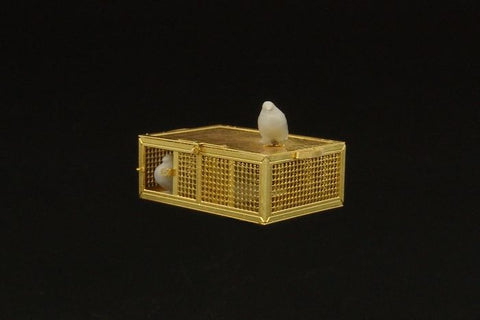ハウラー HLU35031 1/35 WWII アメリカ 軍用伝書鳩とケージ