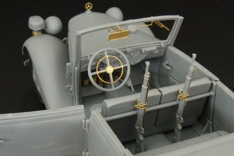 ハウラー HLU35043 1/35 WWII ドイツ タイプ170V ツーリングカー エッチングセット(マスターボックス用)