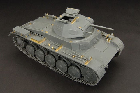 ハウラー HLU35048 1/35 WWII ドイツ II号戦車 A/B/C型 エッチングセット(タミヤ用)