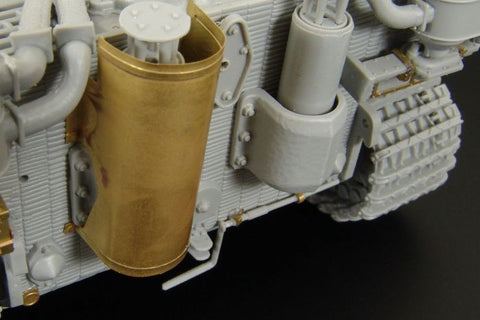 ハウラー HLU35064 1/35 WWII ドイツ タイガーI 排気管カバー(イタレリ6471用)