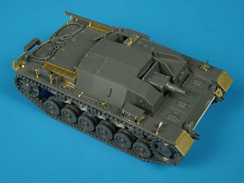 ハウラー HLX48003 1/48 WWII ドイツ III号突撃砲 B型 エッチングセット(タミヤ用)