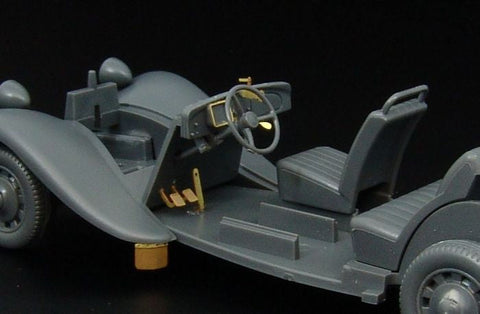 ハウラー HLX48038 1/48 WWII フランス/ドイツ シトロエン11CV スタッフカー エッチングセット(タミヤ用)