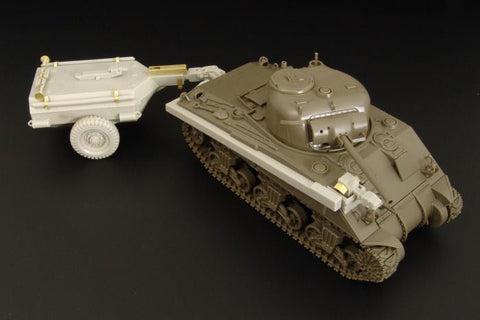 ハウラー HLX48166 1/48 WWII アメリカ M4 シャーマンクロコダイル(火炎放射器戦車) コンバージョンセット(M4 シャーマン用)