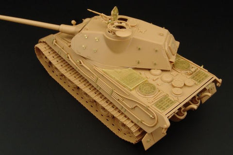 ハウラー HLX48169 1/48 WWII ドイツ キングタイガー ポルシェ砲塔 エッチングセット(タミヤ用)