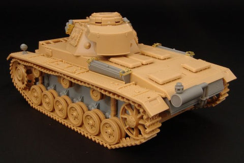 ハウラー HLX48182 1/48 WWII ドイツ III号戦車 M型 初期型 コンバージョンセット