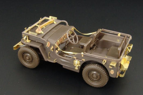 ハウラー HLX48191 1/48 WWII アメリカ ジープ エッチング基本セット(ハセガワ用)