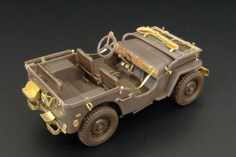 ハウラー HLX48191 1/48 WWII アメリカ ジープ エッチング基本セット(ハセガワ用)