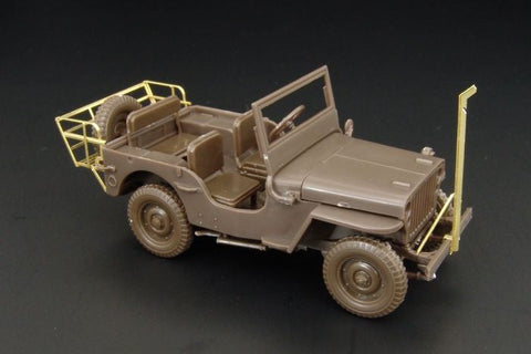 ハウラー HLX48192 1/48 WWII アメリカ ジープ バスケットとワイヤーカッター(ハセガワ用)