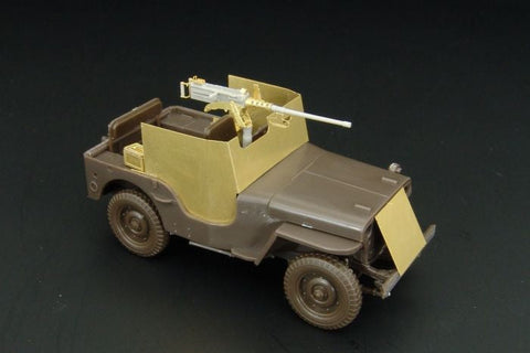 ハウラー HLX48210 1/48 WWII アメリカ 装甲ジープ(第82空挺師団) コンバージョンセット(ハセガワ用)
