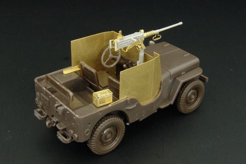 ハウラー HLX48210 1/48 WWII アメリカ 装甲ジープ(第82空挺師団) コンバージョンセット(ハセガワ用)