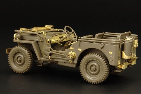ハウラー HLX48212 1/48 WWII アメリカ ジープ エッチング基本セット(タミヤ用)