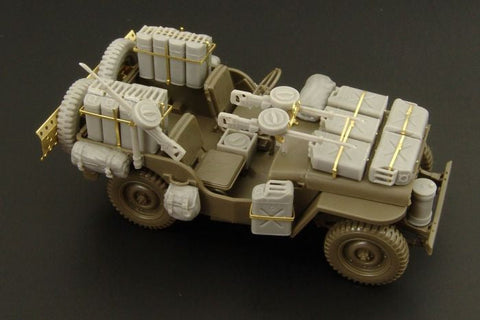 ハウラー HLX48229 1/48 WWII イギリス SAS ジープ(アフリカ 1942) コンバージョンセット