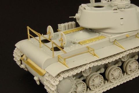 ハウラー HLX48235 1/48 WWII ドイツ Pz.Kpfw.756(r) KV-1 エッチングセット(ホビーボス)