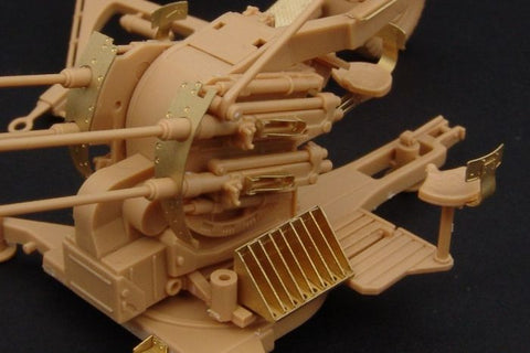 ハウラー HLX48243 1/48 WWII ドイツ 2cm FlaK 38 四連装 エッチング基本セット(タミヤ用)