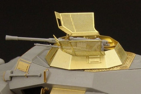 ハウラー HLX48250 1/48 WWII ドイツ Sd.Kfz.222 4輪装甲偵察車 砲塔 エッチングセット(タミヤ/ICM用)