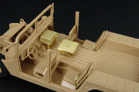 ハウラー HLX48271 1/48 WWII アメリカ M1025 ハンビー インテリア エッチングセット(タミヤ用)