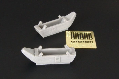 ハウラー HLX48281 1/48 WWII ドイツ Sd.Kfz.250/251 レジン製フロントホイールスキー (タミヤ/スーパーモデル用)