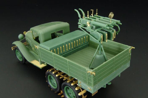 ハウラー HLX48291 1/48 WWII ソビエト GAZ-AAA トラック 4連装マキシム対空機関銃搭載型 エッチングセット(ユニモデル用)