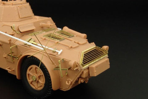 ハウラー HLX48313 1/48 WWII イタリア AB43 装甲偵察車 エッチングセット(イタレリ用)
