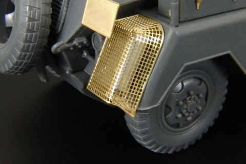 ハウラー HLX48337 1/48 WWII ドイツ Sd.Kfz.232 8輪重装甲車マフラー・マフラーカバー(タミヤ用)