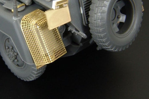 ハウラー HLX48337 1/48 WWII ドイツ Sd.Kfz.232 8輪重装甲車マフラー・マフラーカバー(タミヤ用)