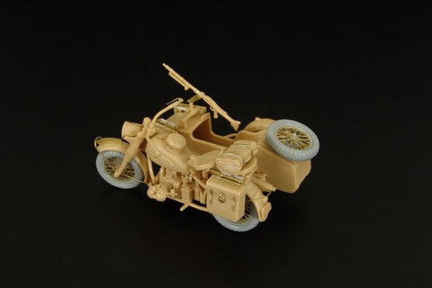ハウラー HLX48358 1/48 WWII ドイツ BMW R75 サイドカー エッチングセット(タミヤ用)