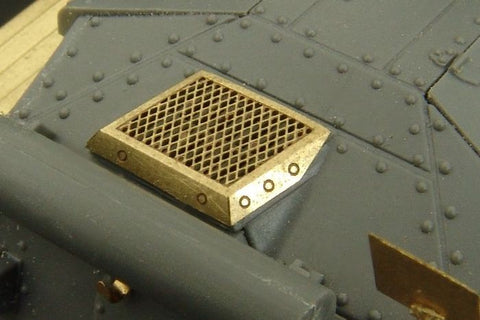 ハウラー HLX48365 1/48 WWII ドイツ Pz.38(t) E/F型 軽戦車 グリル(タミヤ用)