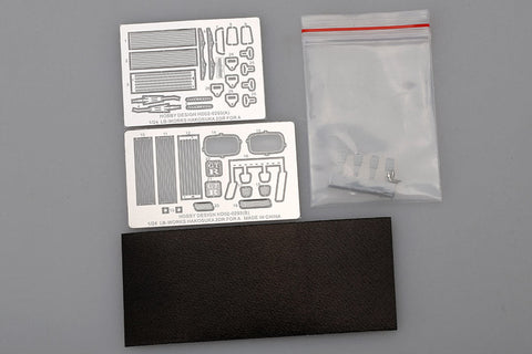 ホビーデザイン HD02-0293 1/24 LBワークス スカイライン ハコスカ 2Dr ディティールアップセット(アオシマ用)（エッチングパーツ+メタルパーツ+レジン）