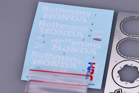 ホビーデザイン HD02-0308 1/12 ホンダ NSR500 "1989 WGP500 チャンピオン" ディティールアップセット (ハセガワ用) （エッチングパーツ+メタルパーツ+レジン+デカール）