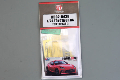 ホビーデザイン HD02-0439 1/24 トヨタ GR86 タミヤ24361用（エッチングパーツ+レジン）