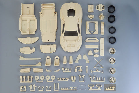 ホビーデザイン HD03-0550 1/24 LB-Works アヴェンタドール 2.0 フルディティールキット(レジン+エッチングパーツ+デカール+メタルホイール+メタルパーツ+メタルロゴ)