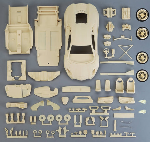 ホビーデザイン HD03-0573 1/24 LB-Works アヴェンタドール 2.0 (Aaエッチングパーツ) フルディティールキット(レジン+エッチングパーツ+デカール+メタルホイール+メタルパーツ+メタルロゴ)
