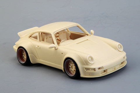 ホビーデザイン HD03-0600 1/24 RWB ポルシェ 964 (テールウイング) (Ver.A) フルディティールキット (レジン+エッチングパーツ+デカール+メタルホイール+メタルパーツ+メタルロゴ)