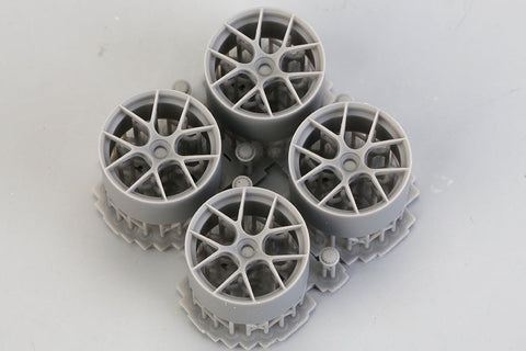 ホビーデザイン HD03-0674  1/24 18' BBS F1-R センターロックホイール（3Dプリント）(レジン+デカール )