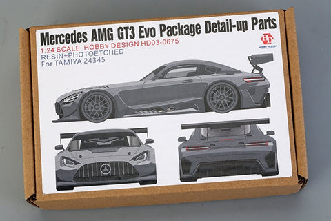 ホビーデザイン HD03-0675 1/24 メルセデス-AMG GT3 EVO パッケージ  ディテールアップパーツ タミヤ（24345）用（レジン+PE）