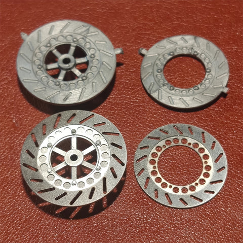 カレドモデル D012 1/12 ヤマハ SRX-6 オートバイ用金属製ディスクブレーキ (タミヤ用)