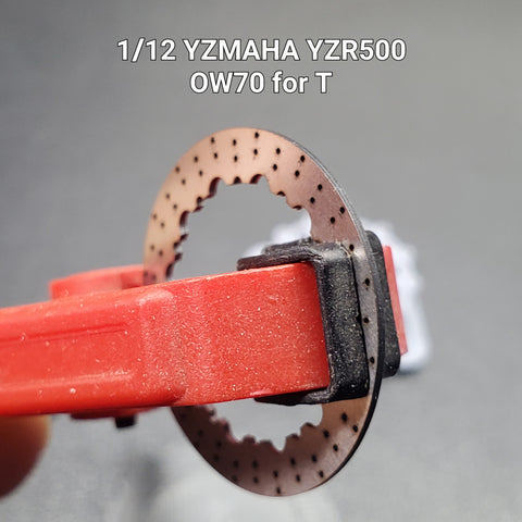 カレドモデル D017 1/12 ヤマハ YZR500 OW70 オートバイ用メタルディスクブレーキ (タミヤ用)