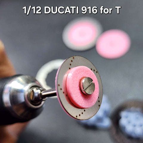 カレドモデル D019 1/12 ドゥカティ 916用 メタル製ディスクブレーキ (タミヤ用)