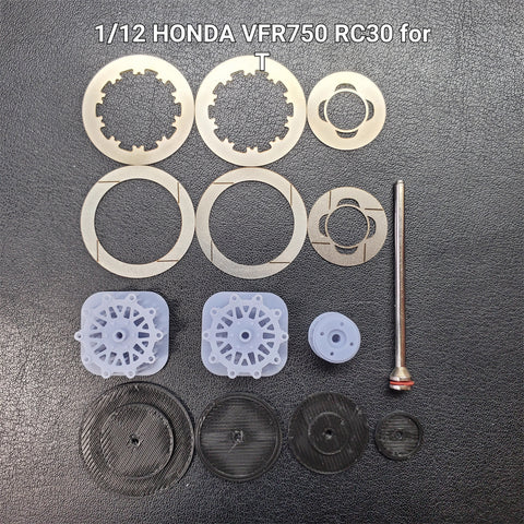 カレドモデル D011 1/12 ホンダ VFR750R (RC30)用 メタルディスクブレーキ (タミヤ用)