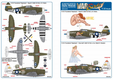 キッツワールド KW132105 1/32 P-47D サンダーボルト レイザーバック