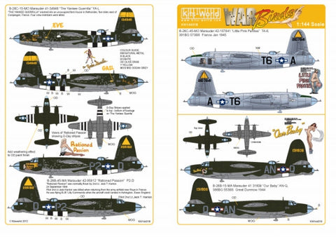 キッツワールド KW144018 1/144 デカールシート B-26 マローダー