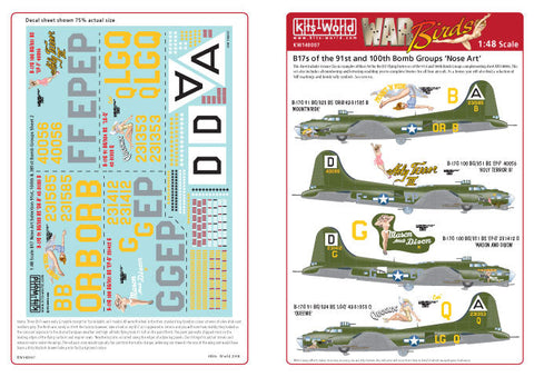 キッツワールド KW148007 1/48 ボーイング B-17G フライングフォートレス