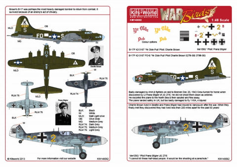 キッツワールド KW148062 1/48 ボーイング B-17 F/G フライングフォートレス
