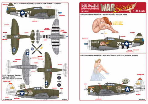 キッツワールド KW148141 1/48 P-47D サンダーボルト レイザーバック