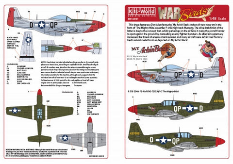 キッツワールド KW148181 1/48 P-51B 北アメリカ マスタング