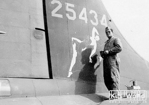 キッツワールド KW172067 1/72スケール デカールシート B-17 フライングフォートレス