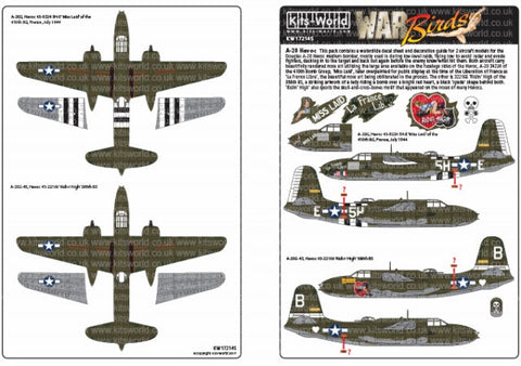 キッツワールド KW172145 1/72スケール ダグラス A-20 ハボック