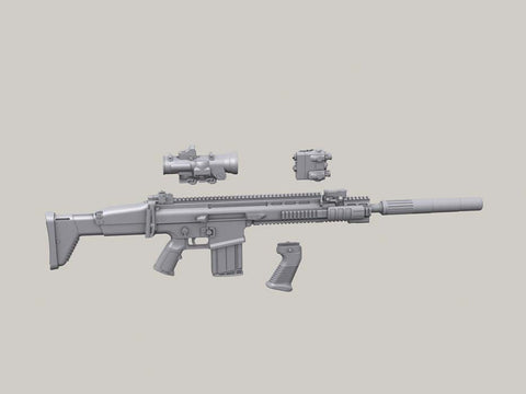 レジェンド LF3D011 1/35 FN スカー MK17 セット (4個)